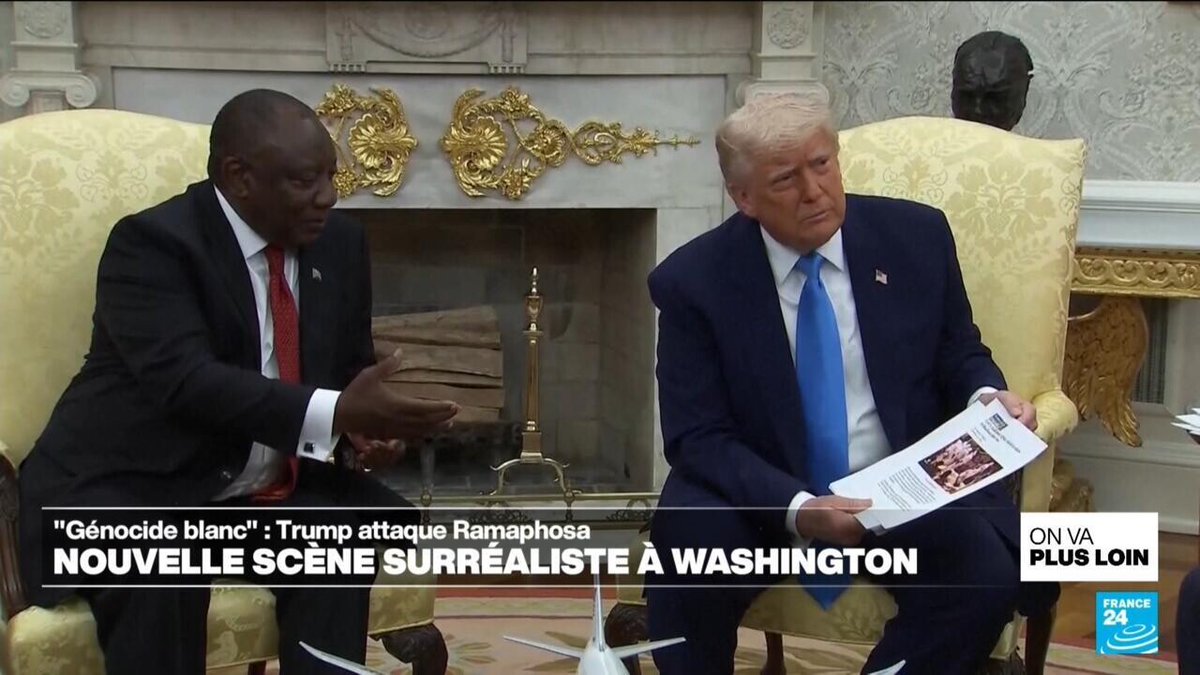 On va plus loin - Afrique du Sud: Trump tente de piéger Ramaphosa
➡️ go.france24.com/iv5
