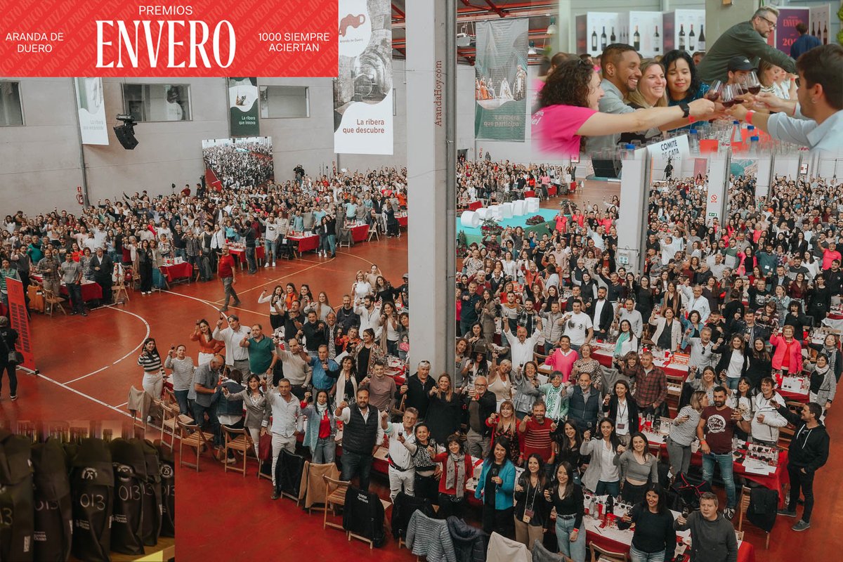 🍷 #ArandadeDuero cata con mil copas 🍇

Este sábado, vuelve la gran cata popular de los #PremiosEnvero con vinos de la DO Ribera del Duero.

🔗 Todos los detalles en nuestra revista 👇 arandahoy.com/0523/aranda-br…