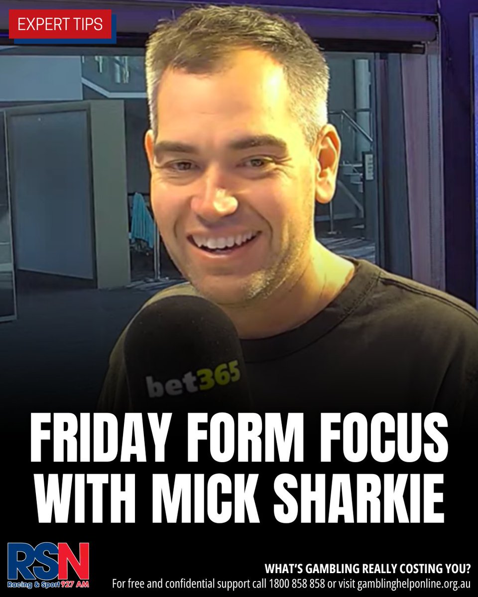 RSN Racing & Sport (@rsn927) on Twitter photo Find out how <a href="/TheSharkTweet/">Mick Sharkie</a> is playing tomorrow at Sandown and Doomben!
FRIDAY FORM FOCUS 👉 rsn.net.au/news/rsn-podca…
<a href="/m_felgate/">Michael Felgate</a> | <a href="/bet365_aus/">bet365 Australia</a> | #RacingPulse Find out how <a href="/TheSharkTweet/">Mick Sharkie</a> is playing tomorrow at Sandown and Doomben!
FRIDAY FORM FOCUS 👉 rsn.net.au/news/rsn-podca…
<a href="/m_felgate/">Michael Felgate</a> | <a href="/bet365_aus/">bet365 Australia</a> | #RacingPulse