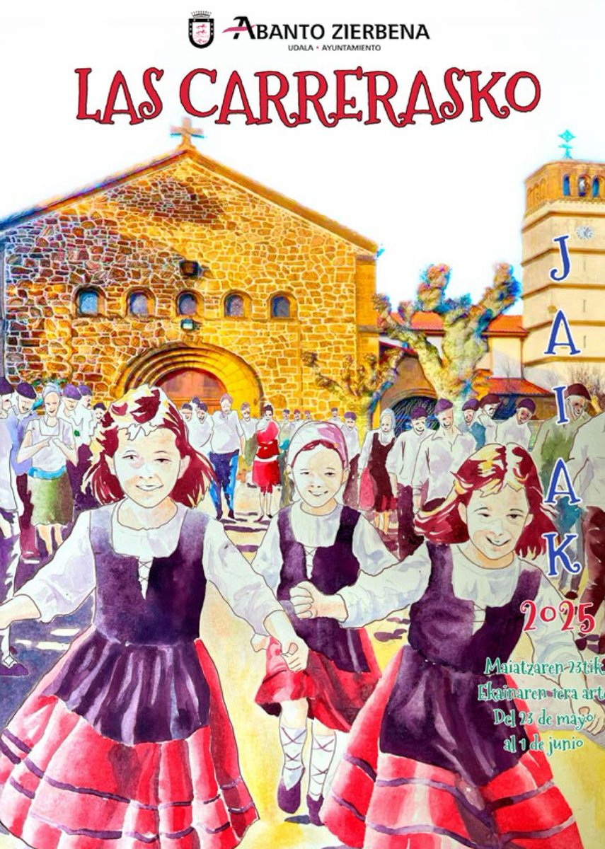 eajpnvabanto's tweet image. 🔴🟢⚪🔴🟢⚪🔴🟢⚪🔴🟢⚪

Comienza el maratón festivo en #Abanto

Las Carrerasko jaiak

19.30etan, pregón
Ondo pasa!!!

Y mañana ... Urrats Moreak.
No a las agresiones sexistas!!!

🔴🟢⚪🔴🟢⚪🔴🟢⚪🔴🟢⚪