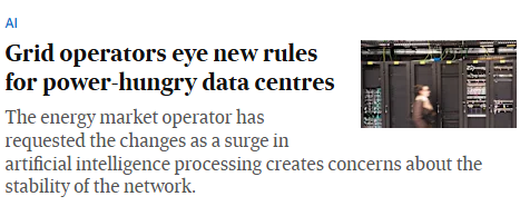 CoaltrainHunter's tweet photo. .
Australia's GRID is so weak that it can't support the hottest technology in the world: AI.
Energy Superpower? Made in Australia?
#LaborinPower https://t.co/aVbenntPVX