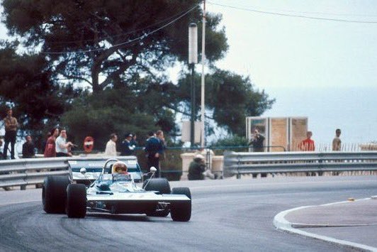 It’s not often you see pics of Jackie Stewart wide &amp; sideways - as he is here, at Massenet, Monaco, #OnThisDay in ’71 - but he still won the race, from pole, with fastest lap, leading all the way.