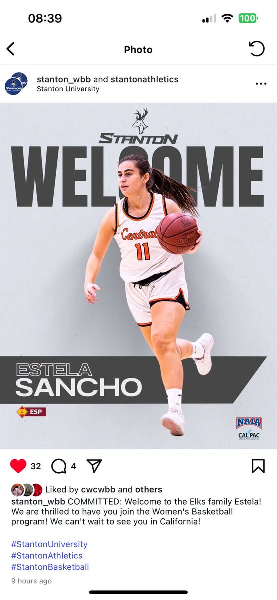 VMZ (@baloncestoynada) on Twitter photo Bueno pues al final <a href="/esteeluus/">Estela Bello-Sancho</a> rumbo a L.A. a jugar NAIA. A darle duro y estudiar mucho. 😘😘 Bueno pues al final <a href="/esteeluus/">Estela Bello-Sancho</a> rumbo a L.A. a jugar NAIA. A darle duro y estudiar mucho. 😘😘