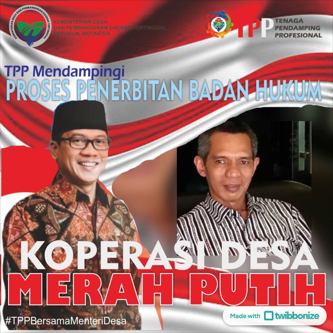 AkmalbinYS's tweet photo. #TppKawalBadanHukumKdmp
Setelah musyawarah desa khusus Pembentukan KDMP dan akte notaris, semua TPP mengawal KDMP untuk proses mendapatkan badan Hukum
#TppKawalBadanHukumKdmp
@prabowo
@YandriSusanto27
@ArizaPatria
@taufikmadjid71
@kemendespdt
@bpsdmkemendesa
@desapenusantara https://t.co/FrGdisRUt8
