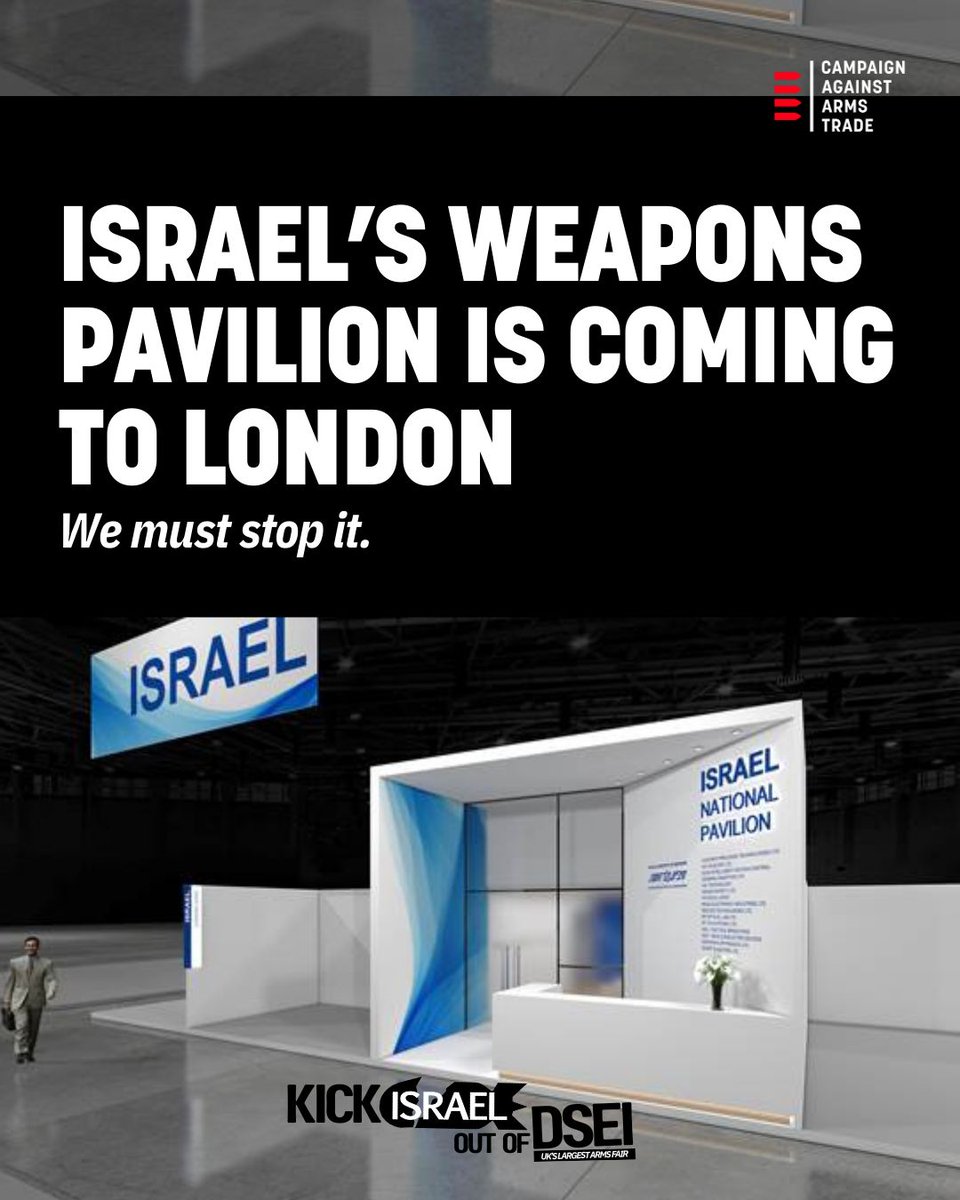 This September, Israeli politicians and arms dealers will be invited to buy and sell weapons in London.

Defence and Security Equipment International (DSEI), one of the world’s largest arms fair, returns to the ExCeL centre in London between 9th-12th September 2025.