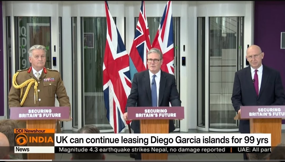 Imagine Ignoring an exiled, marginalised minority.

Keep them blindsided as their home is handed away.  

Then you're forced to stand with military generals to claim they’re in league with Russia &amp; China.  

The optics could not have been starker - a real David v Goliath moment.
