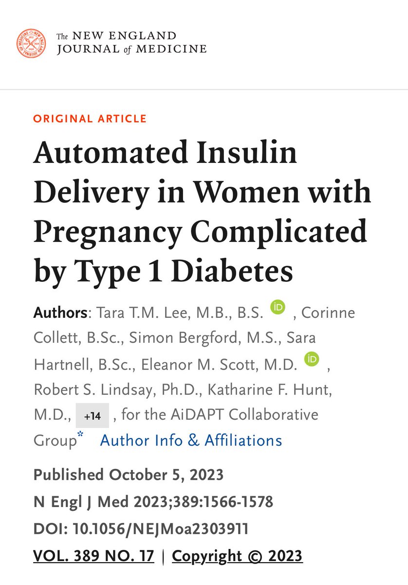 Partha S Kar 🇮🇳🇬🇧🏏🎥 (@parthaskar) on Twitter photo A reminder that in the world of #T1Diabetes in <a href="/NHSEngland/">NHS England</a> ?
ANY woman trying for pregnancy is eligible for a #ClosedLoop aka “Artificial Pancreas”
ANY
Research (AiDAPT study) into lives
One of the few countries - globally- to do so
All about better pregnancy outcomes 💙 A reminder that in the world of #T1Diabetes in <a href="/NHSEngland/">NHS England</a> ?
ANY woman trying for pregnancy is eligible for a #ClosedLoop aka “Artificial Pancreas”
ANY
Research (AiDAPT study) into lives
One of the few countries - globally- to do so
All about better pregnancy outcomes 💙