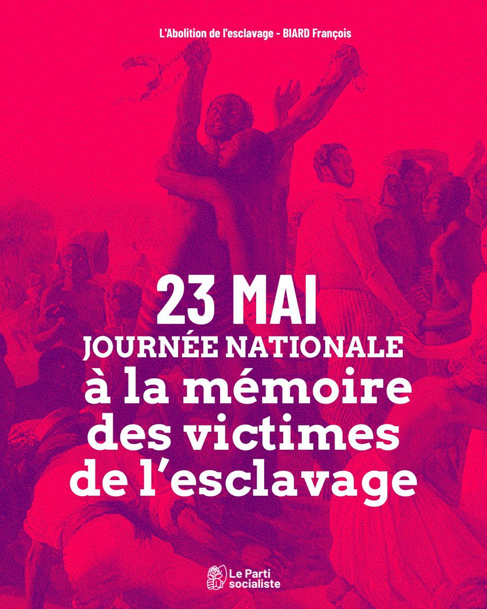 Hommage aux victimes de l'esclavage.
Hommage à toutes celles et ceux qui se sont soulevé·es pour conquérir leur liberté.