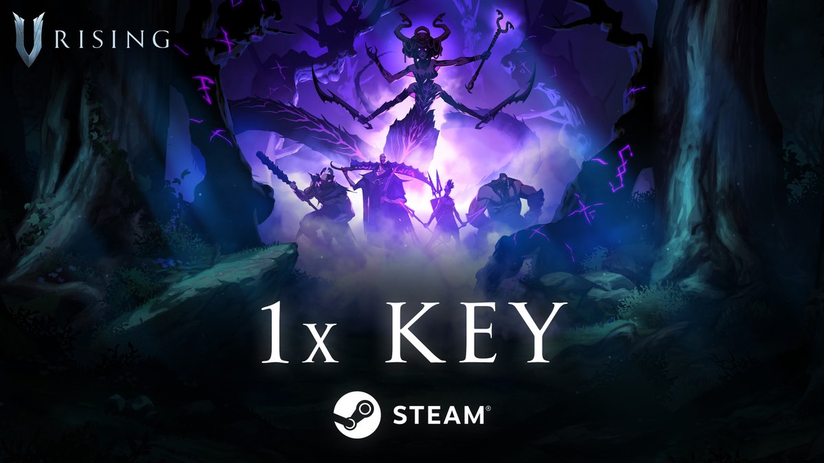 V RISING KEY GIVEAWAY!  <a href="/VRisingGame/">V Rising</a> 

🔑🎁 To participate:

🩸 Follow me
🦋Retweet this post
❤️ Like this post

One winner will be announced later today!

#giveaway #vrising