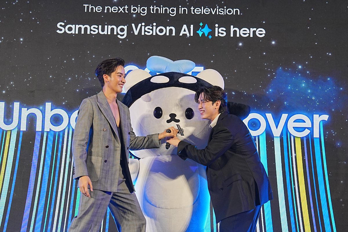 StarDelight_ent's tweet photo. ซัมซุง สร้างปรากฏการณ์เปิดตัวทีวี AI สุดปัง Samsung AI TV Unbox & Discover 2025 กวาดกระแสแรงติดเทรนด์
https://t.co/ZGWs4j5U8G
#SamsungVisionAIxTayNew #เป็นคุณได้สุดกับทีวีAIตัวจริง #SamsungVisionAI #Tawan_V #Newwiee #TayNew #เตนิว #POLCASAN #Polcasan #SamsungVisionAIxOffGun https://t.co/xxB3C5VgLV
