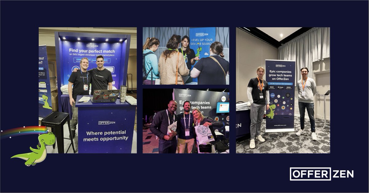 OfferZen's tweet image. The OfferZen team is heading to #DevConf2025 🚀 Yes, we’ve got swag. But we’ve also got opinions on tabs vs spaces.
We're ready to chat all things tech hiring, career moves, or geek out over your favourite programming language.
Find out what to expect from us at DevConf 👉…