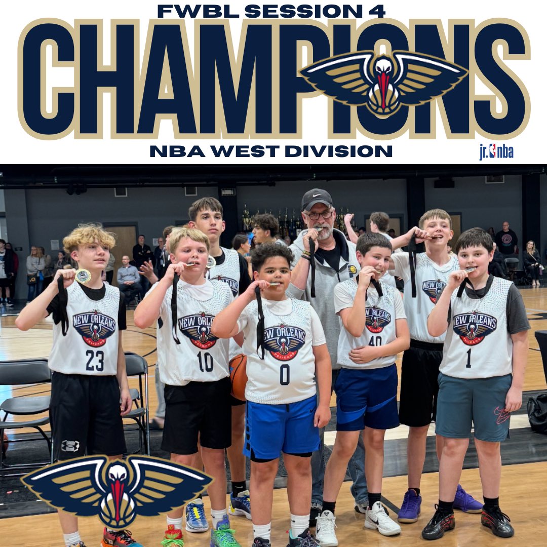 🚨FWBL CHAMPIONS🚨

Congratulations to the Pelicans on winning the FWBL Session 4 - NBA West Division!