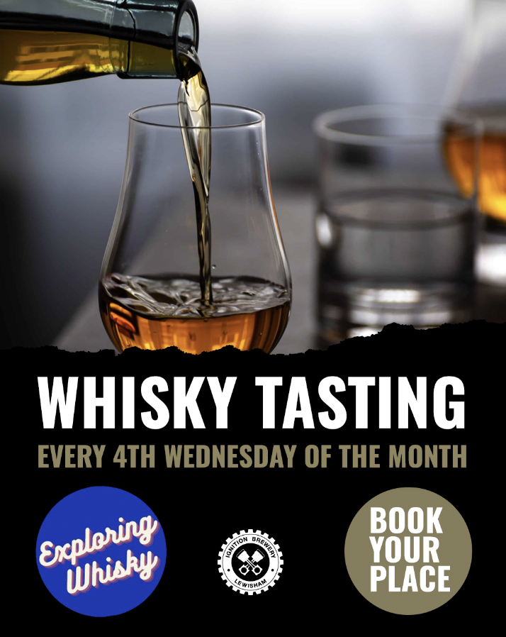 Whisky Tasting is back - and it's every month!

Next event May 28 · 7 - 9pm

Tickets available through Eventbrite:
bit.ly/42HdxTW  

Look out for future events. 
Monthly on the 4th Wednesday.