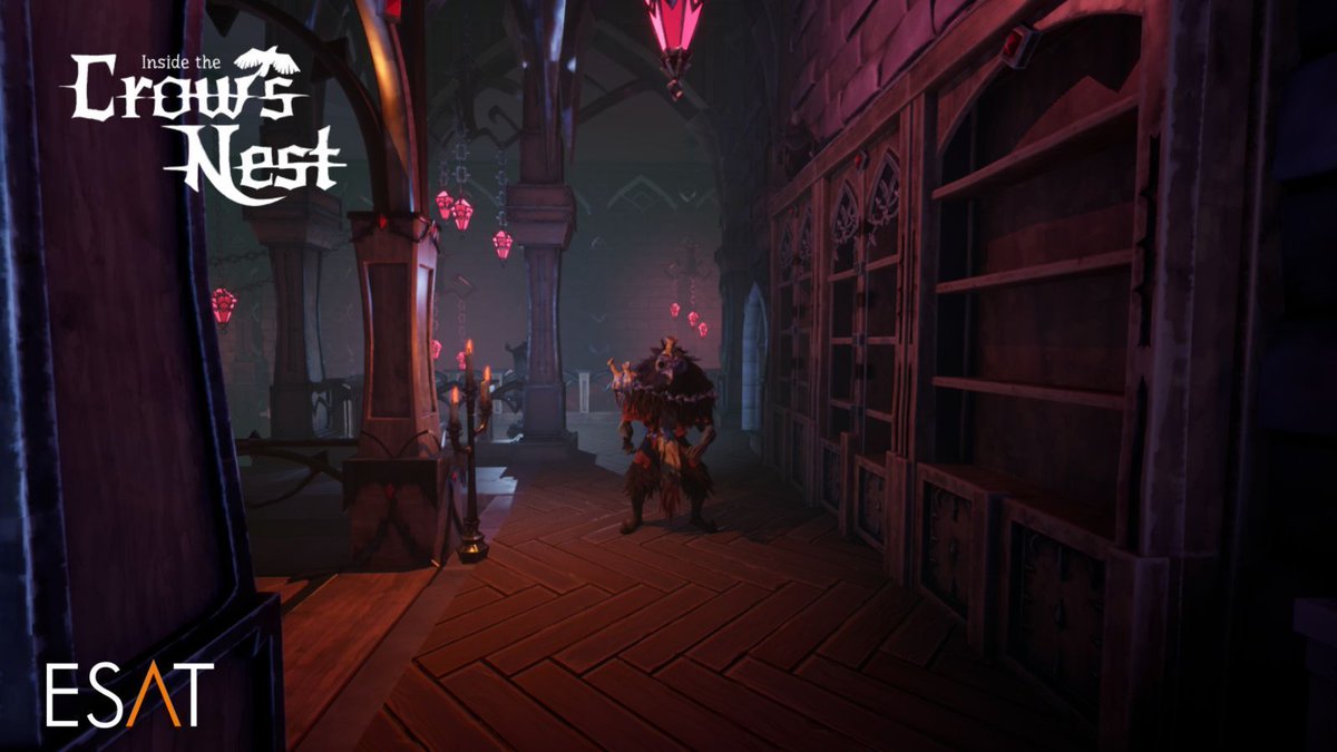 CrowsNest_Game's tweet photo. Some of the worshippers stay in the library, attempting to translate the ancient language of the gods which holds magical Powers.

3D Model by Juan Pablo Suñer Cid
Library Dressing by Celia Heck, Carla Bernad and Alex Iserte

#SurvivalHorror #UE5 #GameDev
Powered by ESAT https://t.co/8ETkxe2QCN