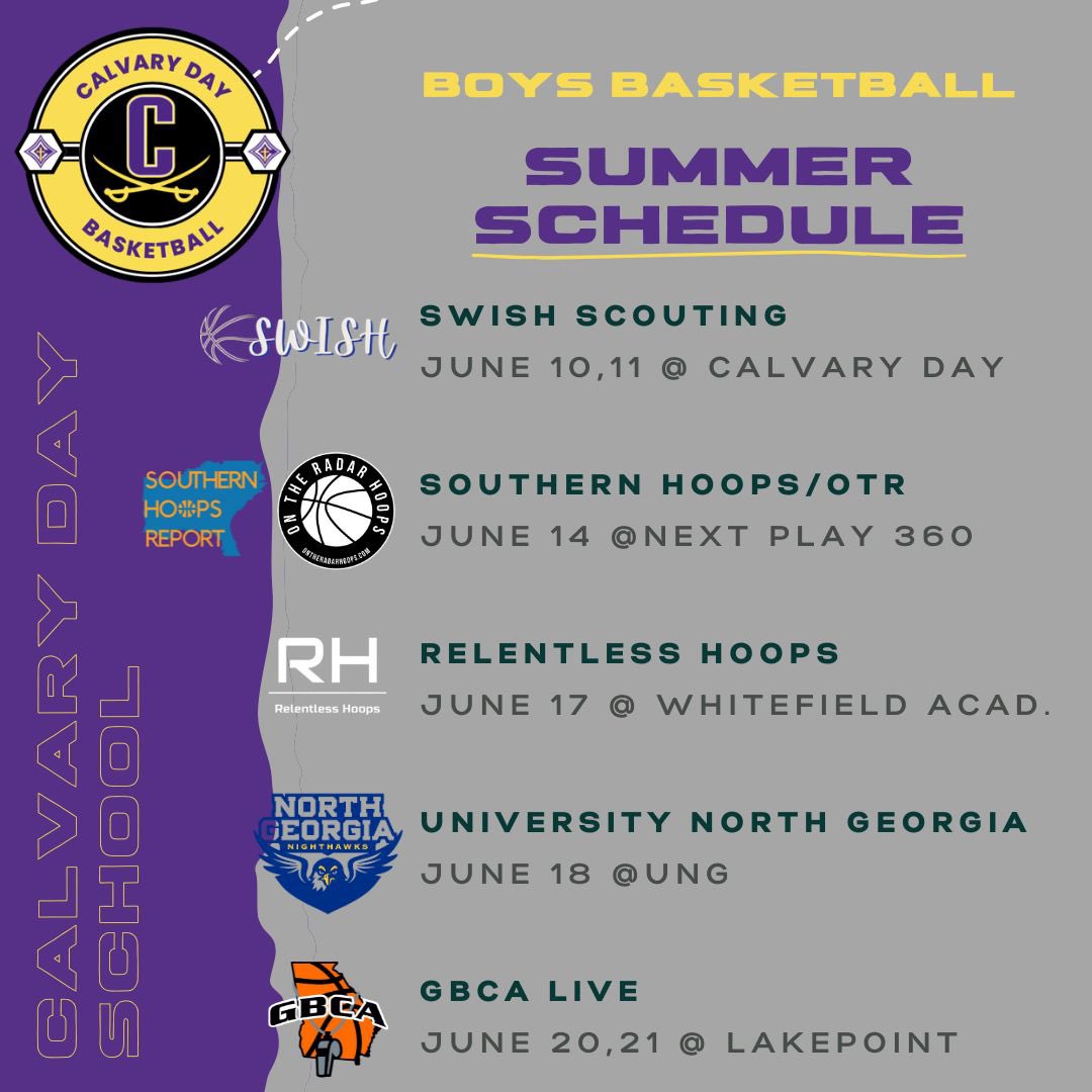 We are looking forward to a great summer.  <a href="/swish_scout/">SWISH SCOUTING</a> <a href="/SHReport/">SouthernHoopsReport</a> <a href="/OntheRadarHoops/">Shun Williams</a> <a href="/Relentless_Hoop/">Relentless Hoops</a> <a href="/UNGMBB/">UNG Men's Basketball</a> <a href="/GAcoaches/">GBCA</a> <a href="/KyleSandy355/">Kyle Sandy</a> <a href="/Cavalier_Sports/">Calvary Day School Athletics</a> <a href="/calvaryday/">Calvary Day School</a>