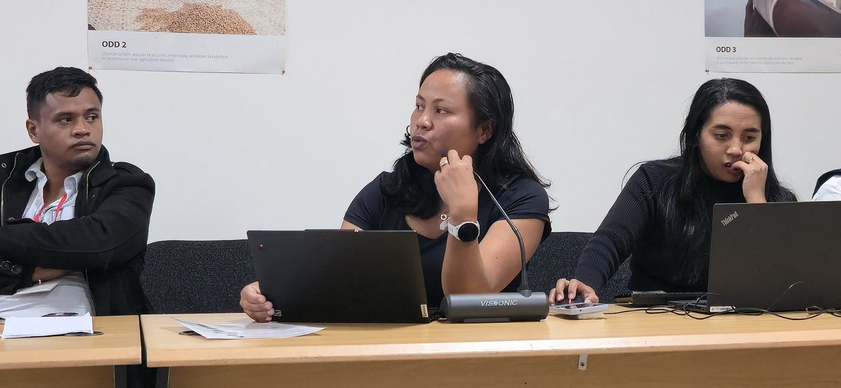 PNUD Madagascar (@undpmadagascar) on Twitter photo #Landja réunion du comité de projet
Une occasion pour l'équipe de projet, le #Ministèredelajustice ainsi que pour les partenaires de réfléchir sur les actions à mener pour le prochain semestre
<a href="/PBFMadagascar/">UN Peacebuilding - Madagascar</a> <a href="/mdoucey/">Marie Doucey</a> <a href="/JoachimOUEDRAO4/">Joachim OUEDRAOGO</a>
#cohesionsocial #Dina #Landja réunion du comité de projet
Une occasion pour l'équipe de projet, le #Ministèredelajustice ainsi que pour les partenaires de réfléchir sur les actions à mener pour le prochain semestre
<a href="/PBFMadagascar/">UN Peacebuilding - Madagascar</a> <a href="/mdoucey/">Marie Doucey</a> <a href="/JoachimOUEDRAO4/">Joachim OUEDRAOGO</a>
#cohesionsocial #Dina