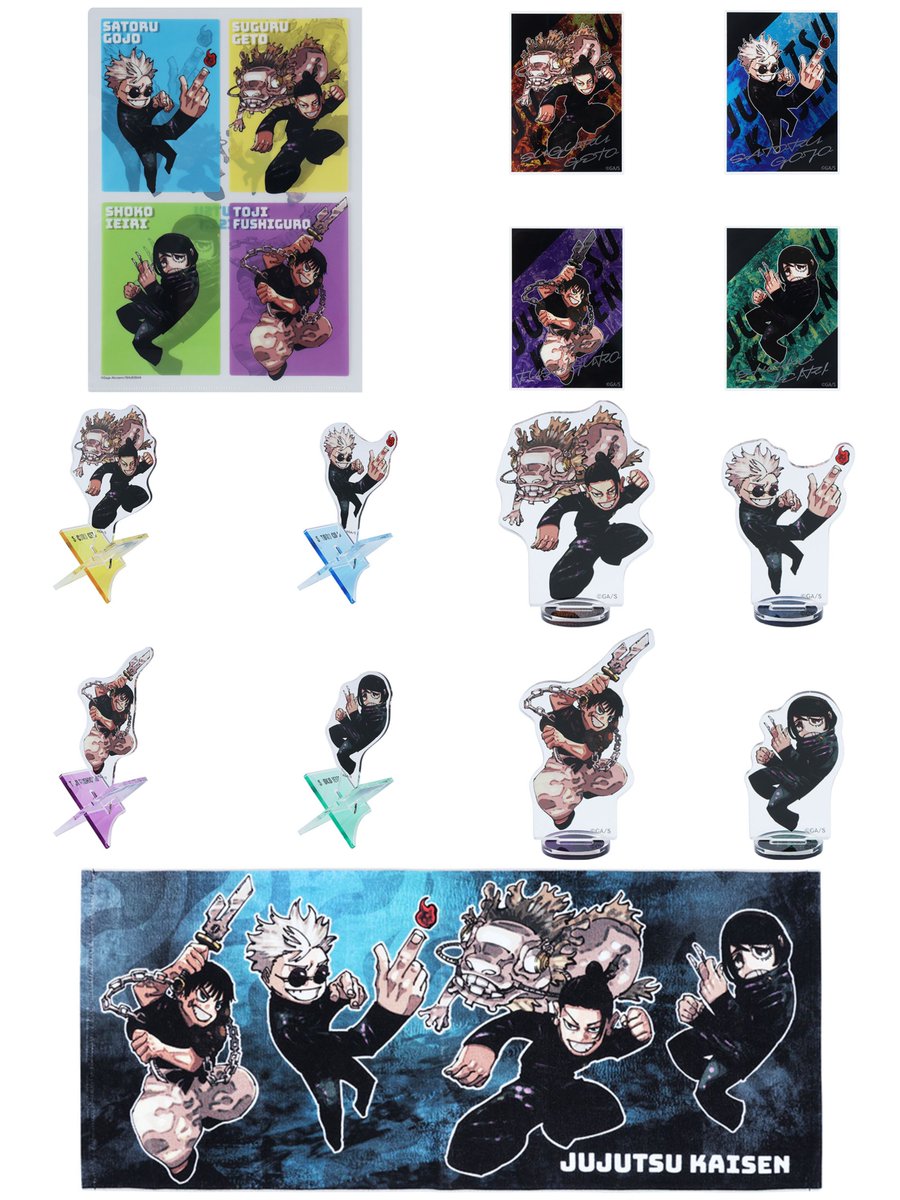 同描き下ろしイラストを使用したグッズが5月30日(金)からJUMP SHOPにて