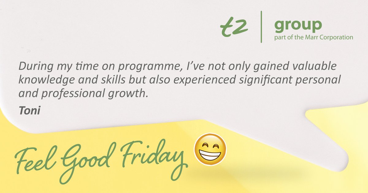 t2apprentice's tweet image. 🌟 Feel Good Friday is here!

We love hearing how our programmes make a real difference – not just in the workplace, but in the lives of our learners too.

A huge well done to Toni and Heather! It’s brilliant to see such positivity and progress coming through.

#FeelGoodFriday
