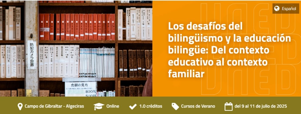 UNED_Filología (@uned_filologia) on Twitter photo 🟢Los desafíos del bilingüismo y de la educación bilingüe: del contexto educativo al contexto familiar
🗓️ Del 9 al 11 de julio
👉🏻 Más información: extension.uned.es/actividad/idac…
<a href="/UNED_Algeciras/">UNED Campo de Gibraltar</a> <a href="/DepExtranjeras/">Departamento de Filologías Extranjeras UNED</a> 🟢Los desafíos del bilingüismo y de la educación bilingüe: del contexto educativo al contexto familiar
🗓️ Del 9 al 11 de julio
👉🏻 Más información: extension.uned.es/actividad/idac…
<a href="/UNED_Algeciras/">UNED Campo de Gibraltar</a> <a href="/DepExtranjeras/">Departamento de Filologías Extranjeras UNED</a>