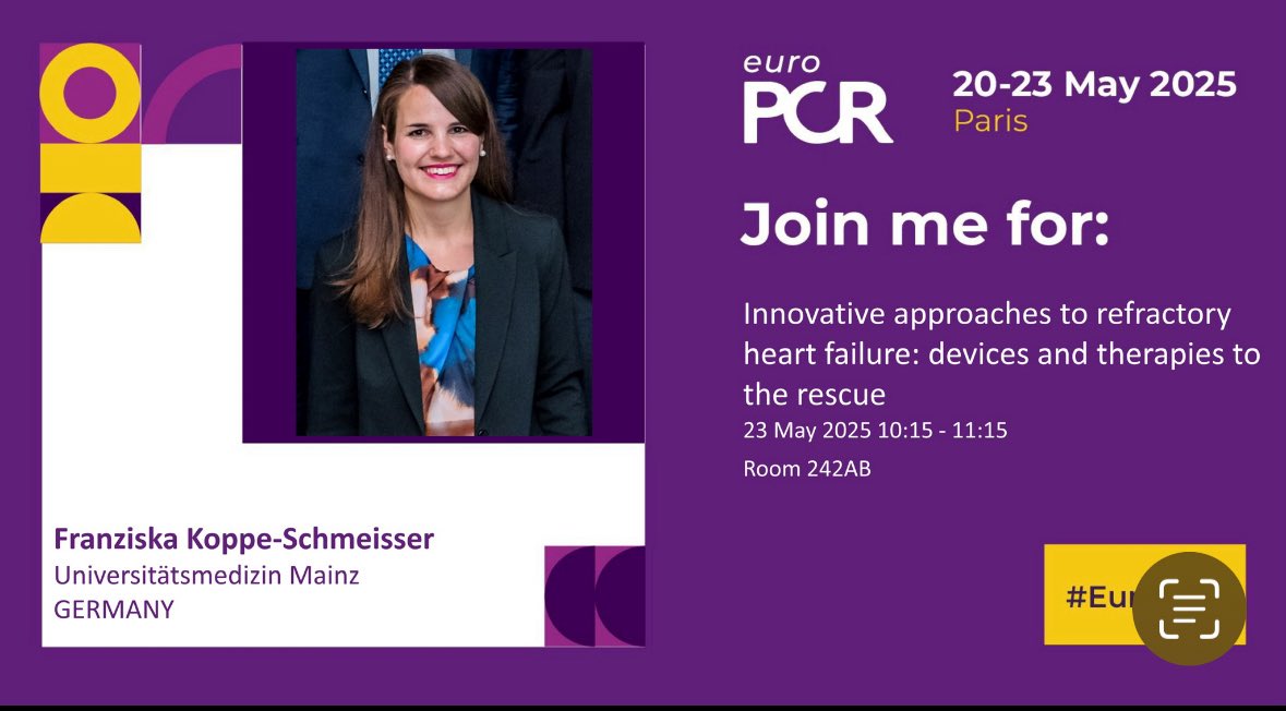Franziska Koppe-Schmeißer (@franzi_koppe) on Twitter photo #EuroPCR in Paris 🇫🇷 mit <a href="/kp_rommel/">Karl-Philipp Rommel</a> und <a href="/PhilippLurz/">Philipp Lurz</a> zum Thema #HeartFailure #HFpEF #RenalDenervation #EuroPCR in Paris 🇫🇷 mit <a href="/kp_rommel/">Karl-Philipp Rommel</a> und <a href="/PhilippLurz/">Philipp Lurz</a> zum Thema #HeartFailure #HFpEF #RenalDenervation