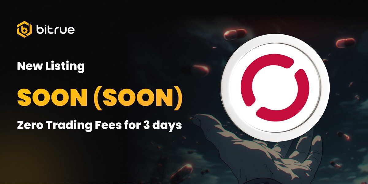 Bitrue (@bitrueofficial) on Twitter photo β¨ New listing $SOON is coming to #Bitrue Spot! <a href="/soon_svm/">SOON - Solana Optimistic Network (Mainnet Arc)</a>
πΉ Deposits opened via <a href="/solana/">Solana</a> and BEP20 networks
πΉ SOON/USDT trading starts: 11:00 UTC, May 23, 2025
π Enjoy ZERO trading fees for the next 3 days! Stay tuned for exclusive staking rewards too!
π Claim rewards for β¨ New listing $SOON is coming to #Bitrue Spot! <a href="/soon_svm/">SOON - Solana Optimistic Network (Mainnet Arc)</a>
πΉ Deposits opened via <a href="/solana/">Solana</a> and BEP20 networks
πΉ SOON/USDT trading starts: 11:00 UTC, May 23, 2025
π Enjoy ZERO trading fees for the next 3 days! Stay tuned for exclusive staking rewards too!
π Claim rewards for