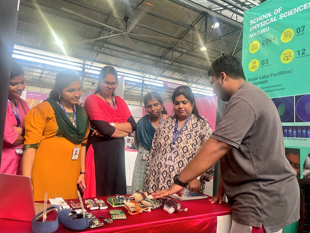Mind Brain Center at AMRITA (@mindbraincenter) on Twitter photo If you are at #Vidyut multi-fest <a href="/AMRITAedu/">Amrita Vishwa Vidyapeetham</a> #Amritapuri campus, check out our #booth at the #expo venue.
Hear about what we do on #brain #research, #music, #eeg, computational #neuroscience, #modeling, #devices, #gait and more! If you are at #Vidyut multi-fest <a href="/AMRITAedu/">Amrita Vishwa Vidyapeetham</a> #Amritapuri campus, check out our #booth at the #expo venue.
Hear about what we do on #brain #research, #music, #eeg, computational #neuroscience, #modeling, #devices, #gait and more!