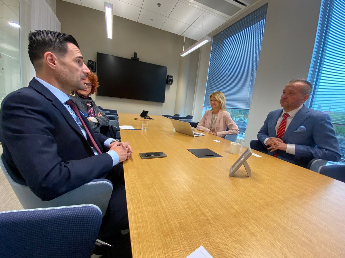 Productive meeting between the Secretary General of the Cyprus Chamber of Commerce and Industry, Mr Philokypros Roussounides, and the CEO of the Finland Chamber of Commerce. 

Discussions focused on strengthening Cyprus-Finland business ties, fostering innovation, and exploring