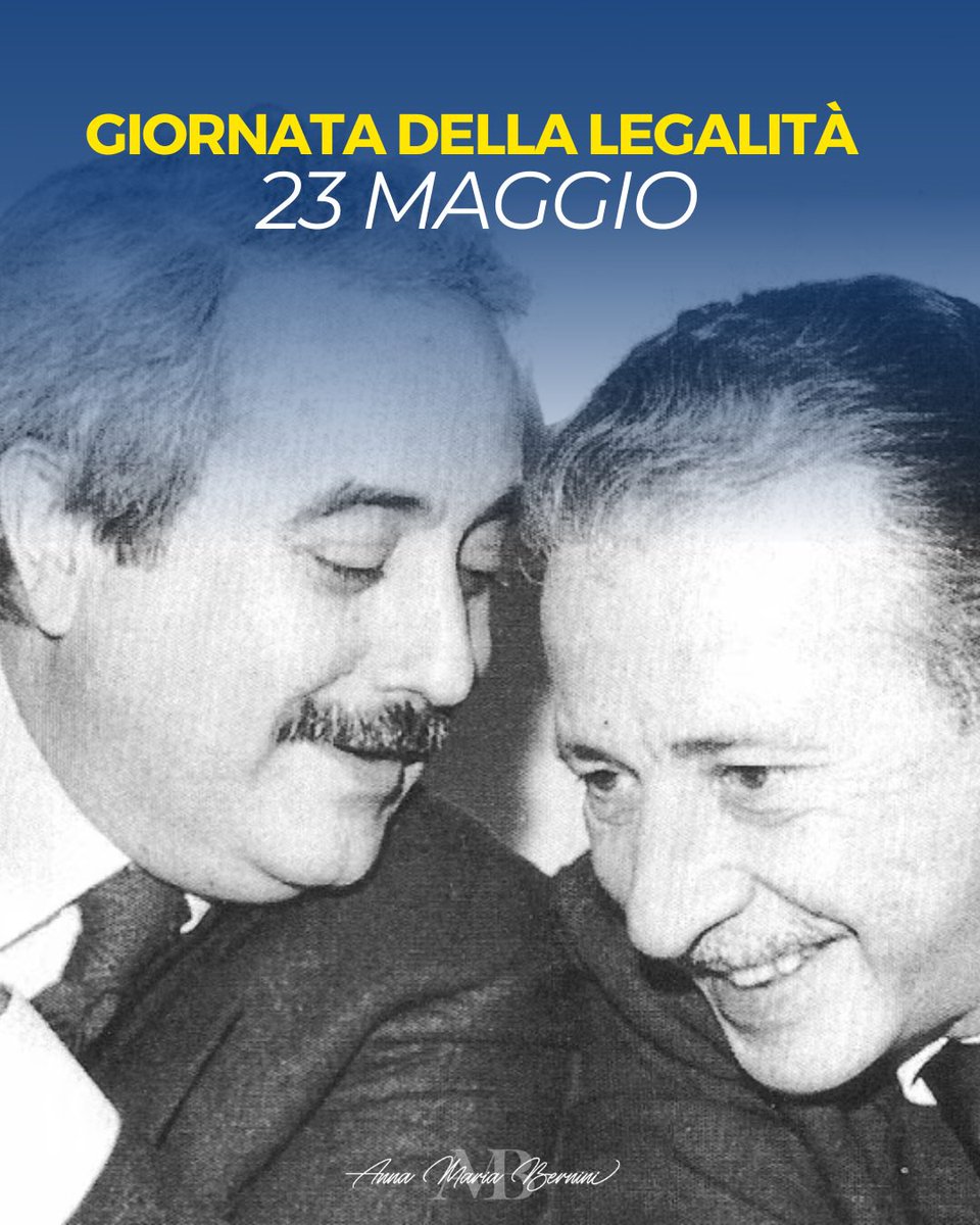 Anna Maria Bernini 🇮🇹 (@berniniam) on Twitter photo Oggi non celebriamo solo un ricordo. Onoriamo una scelta: quella di chi ha vissuto per la giustizia, sapendo di rischiare tutto. Falcone, Borsellino e tutte le vittime delle mafie ci hanno lasciato un insegnamento fondamentale: dobbiamo scegliere ogni giorno da che parte stare. E Oggi non celebriamo solo un ricordo. Onoriamo una scelta: quella di chi ha vissuto per la giustizia, sapendo di rischiare tutto. Falcone, Borsellino e tutte le vittime delle mafie ci hanno lasciato un insegnamento fondamentale: dobbiamo scegliere ogni giorno da che parte stare. E