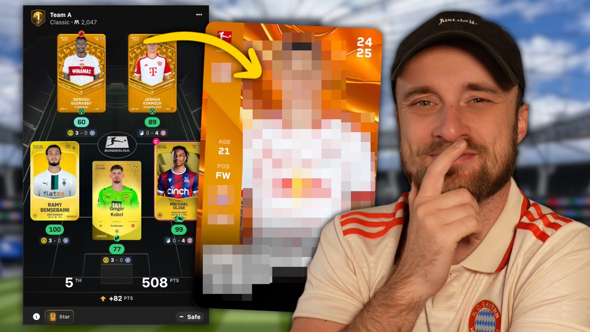 Zum Abschluss der Bundesliga Saison gab es noch einen Star-Reward bei <a href="/Sorare/">Sorare</a> 😳

Im neuen Video wird jener Live geöffnet -- wie gut jener war, könnt ihr mit folgenden Link erfahren:⬇️

youtu.be/o8o4jhLr0M4