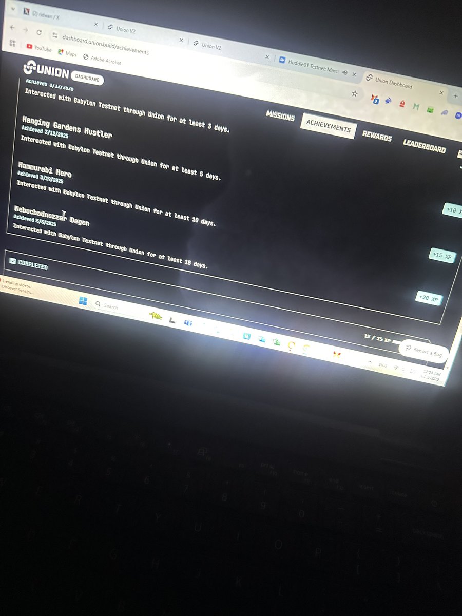 ZKGM to top chads that are not just yapping about <a href="/union_build/">Union</a> but  also engaging with the testnet..

Some of my Achievements so far on Union 👇👇

- Interacted with Babylon for  3 days 

- Interacted with Babylon for  5 days 

- Interacted with Babylon for 10 days 

- Interacted