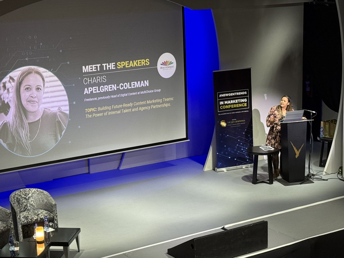 Kicking us off is Charis Apelgren-Coleman, diving into how future-ready content starts with powerful teams 💡✨ She unpacks the magic that happens when internal talent meets strong agency partnerships. #ContentMarketing #FutureReadyTeams #AgencyCollaboration #MarketingLeadership