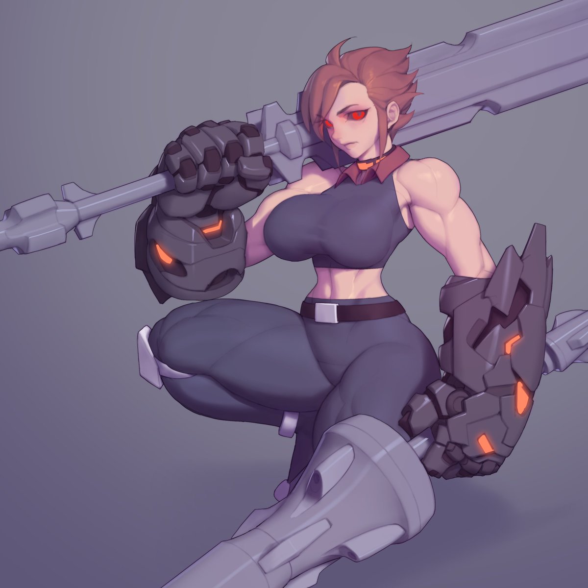 EdgeyReyes's tweet photo. @Distrbeachboy Smol stronk woman. Enyo Rutile. https://t.co/juB1RWSBky