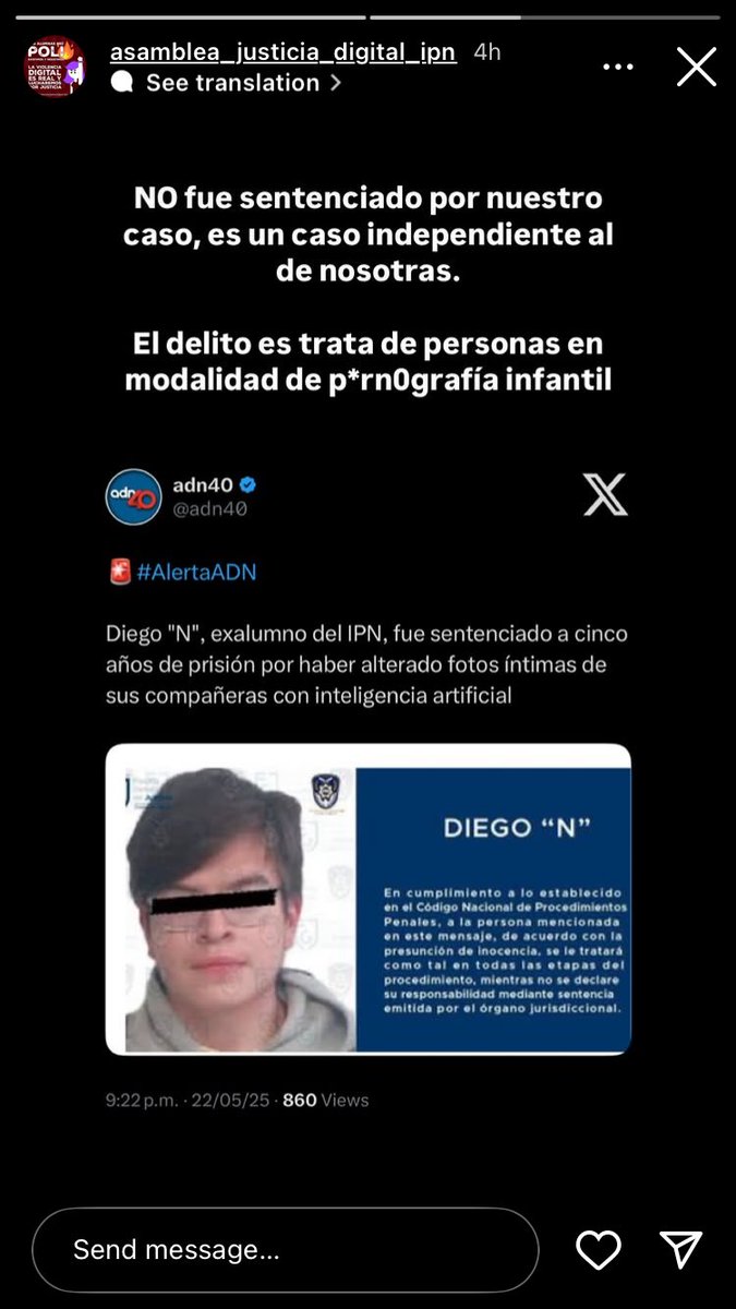 bloom_xdj's tweet photo. @heraldodemexico por favor no desinformen, el único medio oficial de las víctimas ha especificado que la sentencia no fue por su caso, sino por otra carpeta. 
el de ellas sigue en espera https://t.co/AD7Q95tE8I