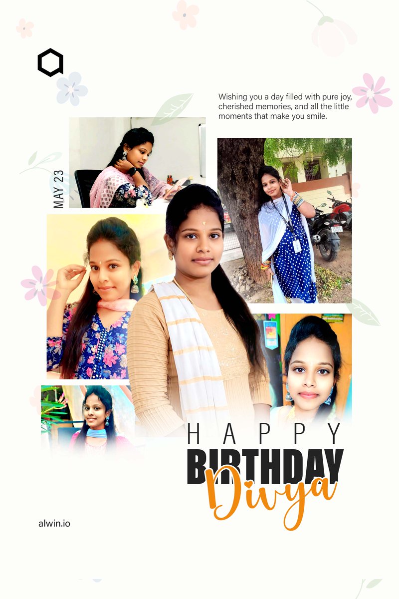 AlwinTechnology's tweet image. 🎉 Happy Birthday, Divya! 🎂

Your smile lights up the room, and your energy lifts us all! 🌟

Wishing you success, good health, and everything you dream of in the year ahead 💫

Let’s make today all about you! 

Follow @alwintech

#wealwin #happybirthday #happyday #birthday