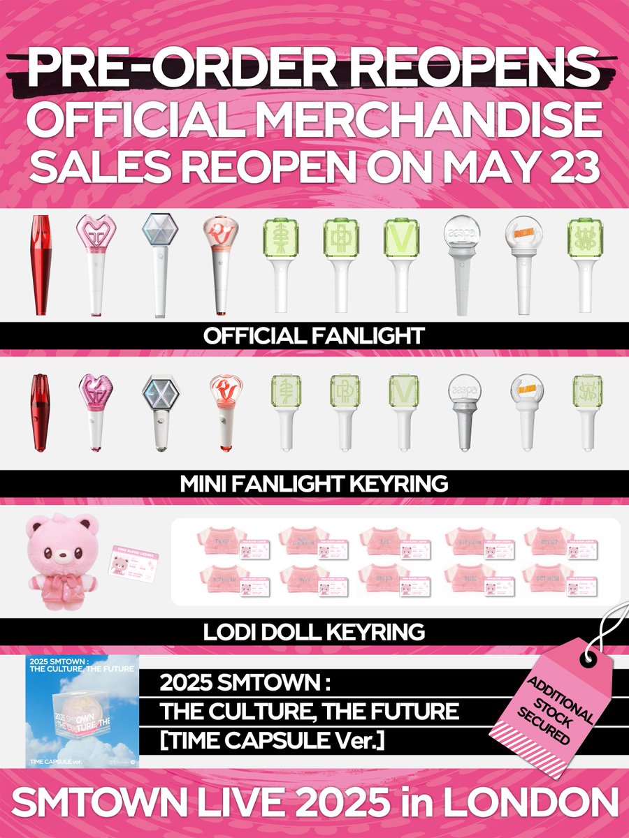 📣 1st Pre-Order Additional Stock Emergency Release 🛍
Due to an overwhelming number of inquiries, we’ve decided to open additional stock! 🎉
Thank you so much for your incredible interest and support! 🥰💕

✔️ Purchase Period: 23 May – 13 June, 11:59 PM (KST)
✔️ Items Available