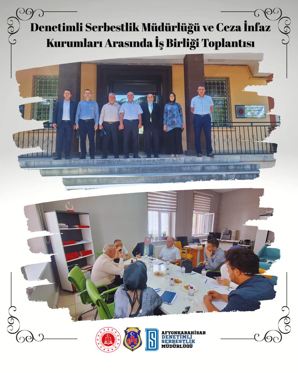 afyondsm's tweet photo. CGTİHK 105/A kapsamında hükümlü ve tutuklu bilgilendirme seminerlerine yönelik kurumlar arası iş birliği toplantımızı Müdürlüğümüzde gerçekleştirdik. Katılımları ve katkıları için değerli Ceza İnfaz Kurumu idarecilerine teşekkür ederiz. @huseyinsk23 #denetimliserbestlik #Afyondsm https://t.co/DjlpyHDjtm