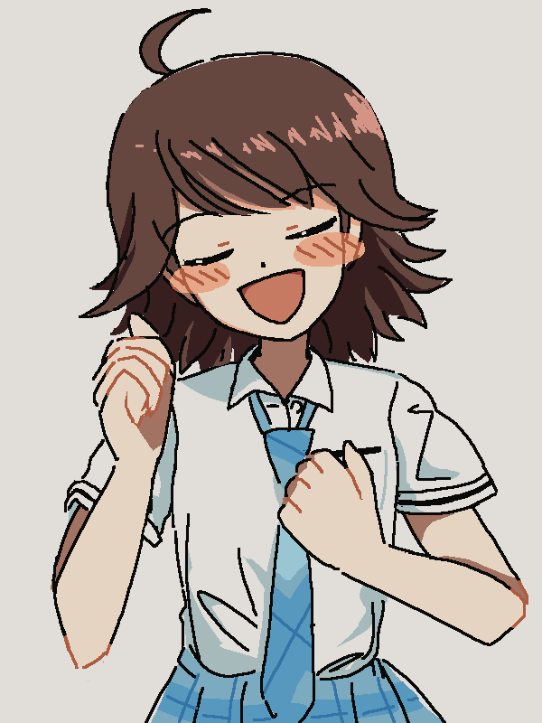 「」|⌒ ⌢のイラスト