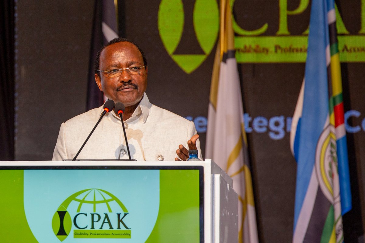 ICPAK_Kenya's tweet photo. "True professionalism goes beyond skill, it demands courage, honesty, and ethical conviction. Let your signature stand for integrity." H.E Stephen @skmusyoka EGH, SC, Former Vice President of Kenya #BeyondTheProfession #ICPAK42ndAnnualSem ^CA https://t.co/iadoWQhJq2