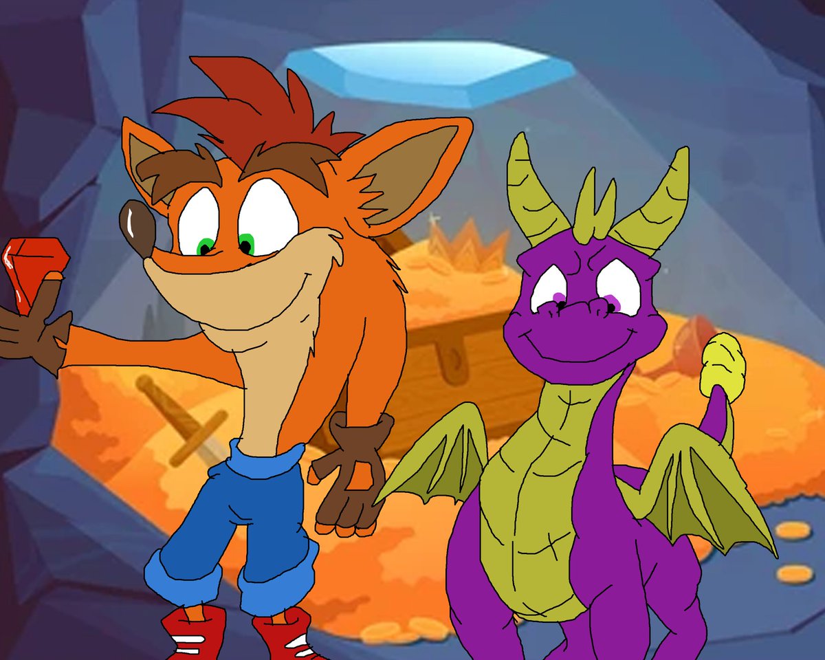 Well This 2 Video Games
Is the best. 🦊🐉🎮💙
Game. <a href="/CrashBandicoot/">Crash Bandicoot</a> &amp; <a href="/SpyroTheDragon/">Spyro</a>
#crashbandicoot #spyrothedragon #cocobandicoot #elora #hunterthecheetah #tawnabandicoot #bianca #sparx #akuaku #activision #toysforbob #videogames