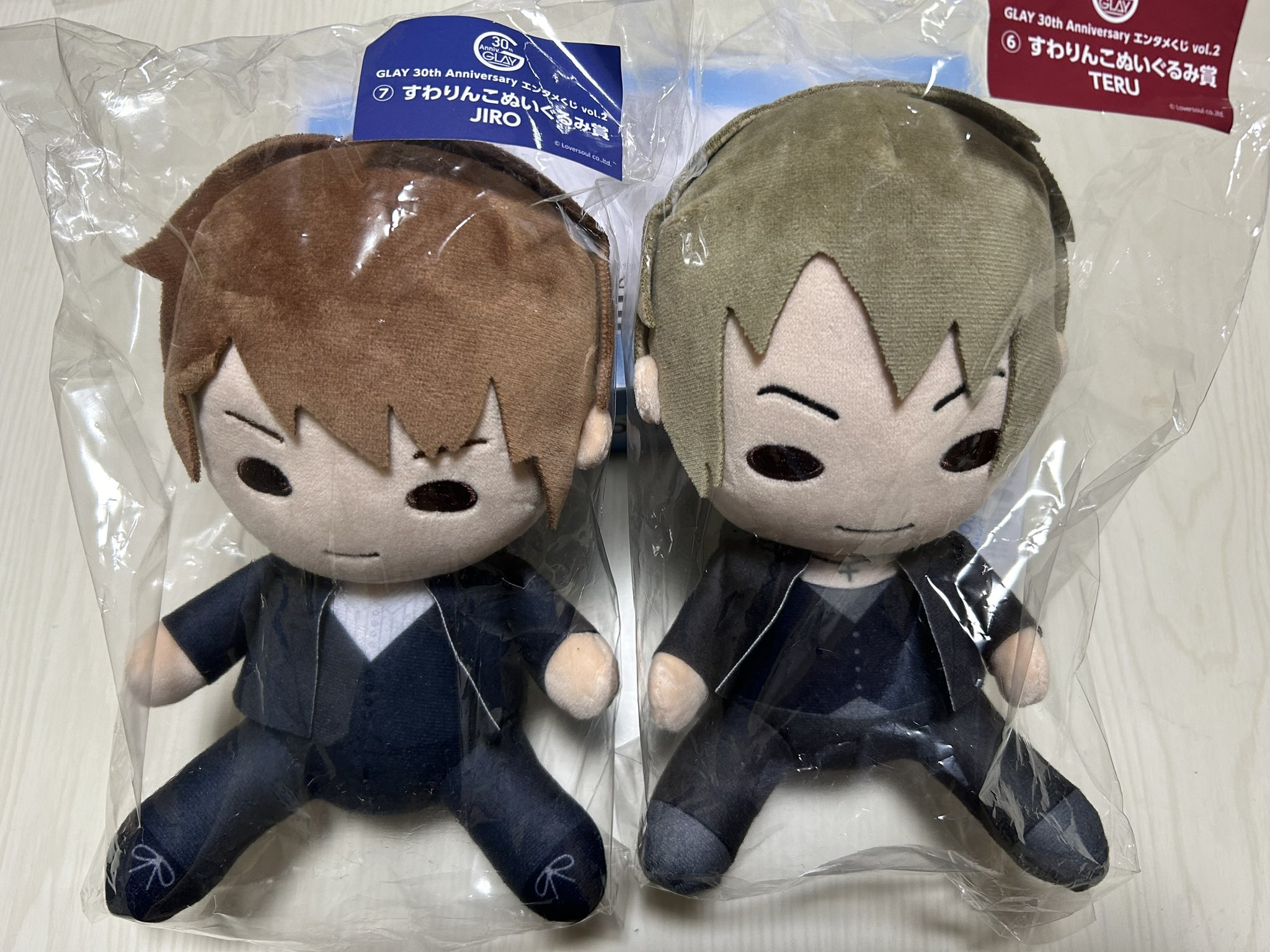 GLAY 30th エンタメくじ vol.2 ⑥ すわりんこぬいぐるみ TERU GLAY