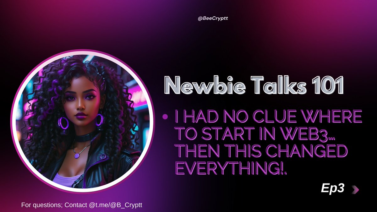 Last time, I shared how I fumbled my first wallet setup  didn’t expect so many people to relate lol 😂 

Welcome to Newbie Talks 101 – Ep. 3:
How I Found My First Web3 Community
(when I had no followers, no friends, and zero clue where to start)...

So guys, after setting up my