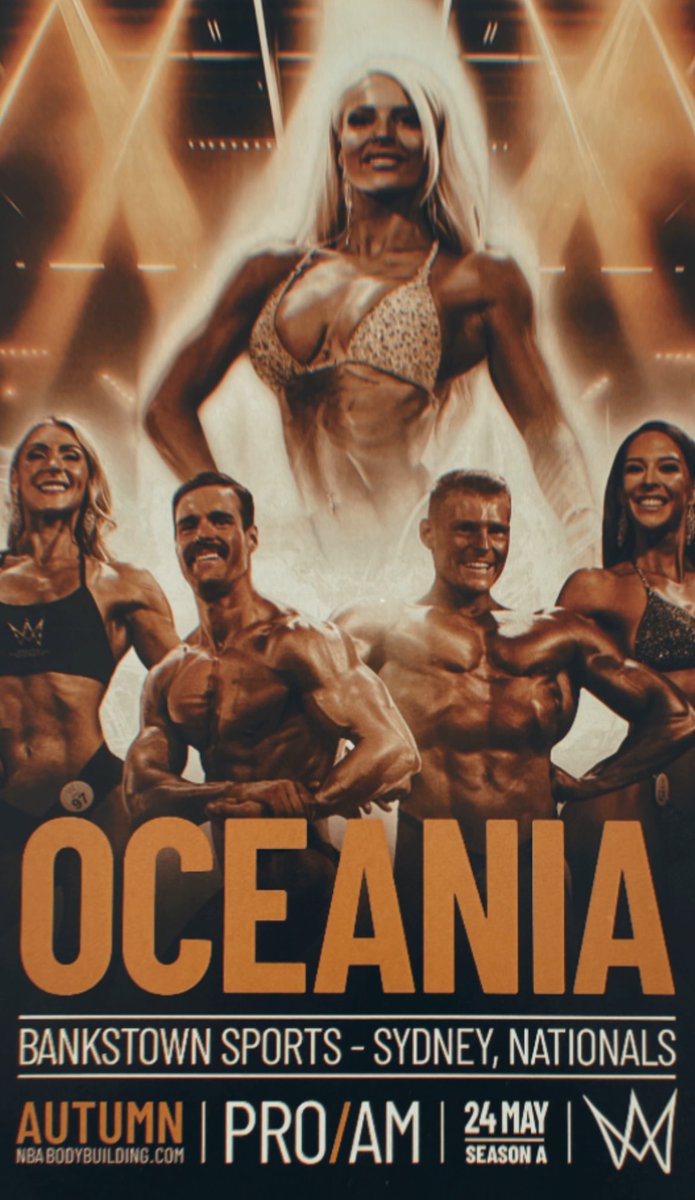 🎟️ Tickets can be purchased at the door or online here: nbabodybuilding.com/product/oceani…

💻 Live stream for purchase available here: watch.fitfocusmedia.com/play/nba-seaso…

👀 My 44yo rig will be on stage in the Show 2 divisions for Bikini 👙 (1:30pm) &amp; Sports Model 👟 (6:30pm)