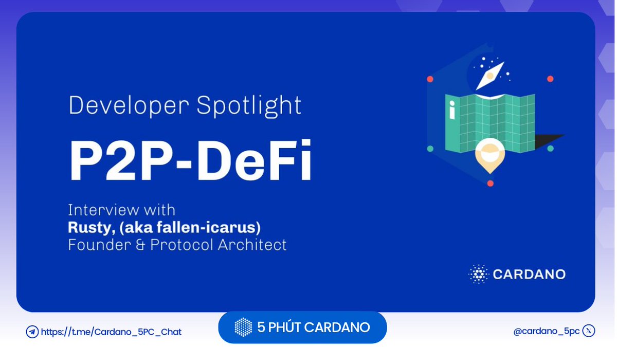 cardano_5pc's tweet photo. 🚀 Are you ready for P2P DeFi on #Cardano?
No middlemen, no barriers – just you, me, and the blockchain 💥
True peer-to-peer DeFi is closer than ever!
#P2PDeFi #CardanoCommunity #DeFiRevolution 🧡 https://t.co/vqBnhElHia