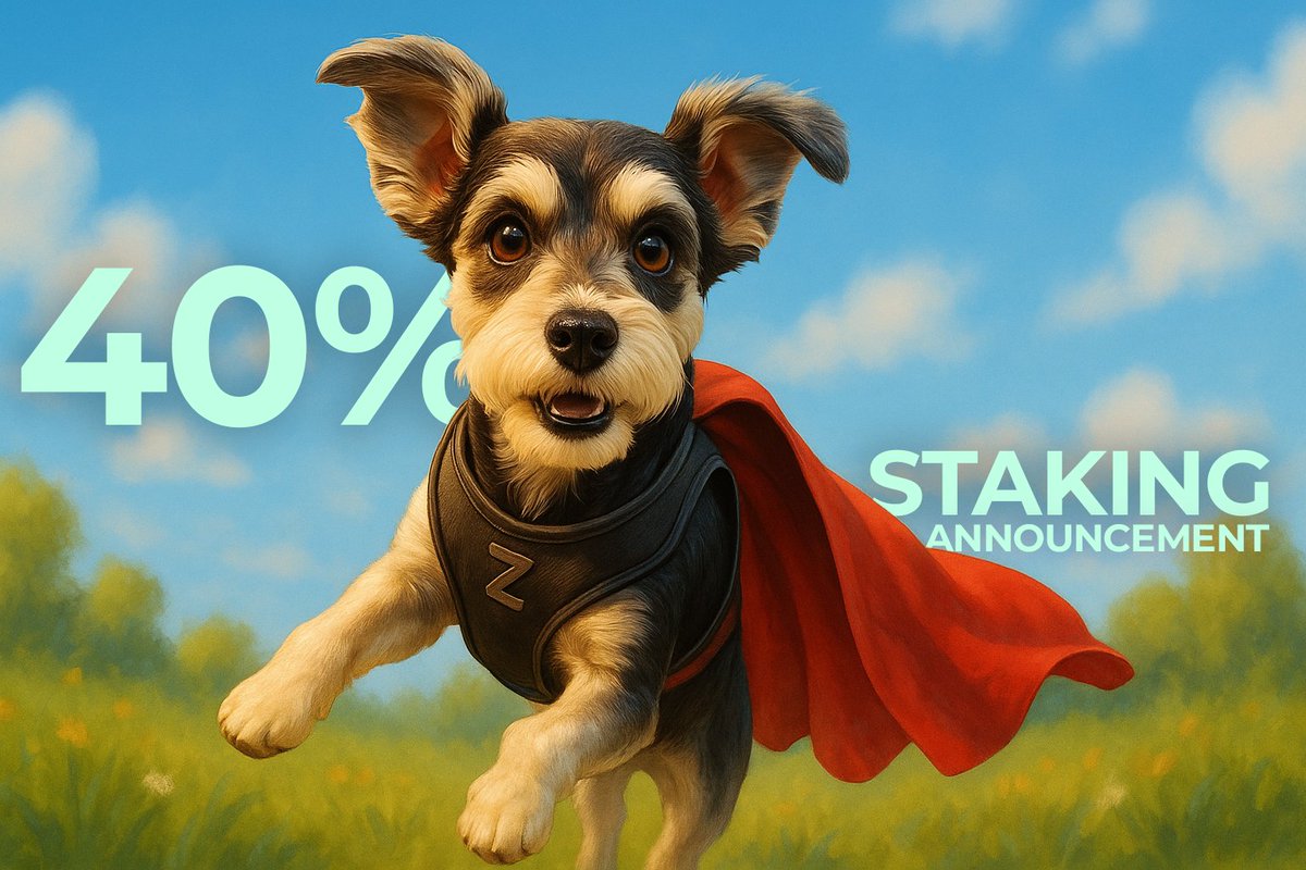 🐶 Big moves for the little hero!
ZOE's staking has been updated - now at 40%!

$ZOE may be small, but extremely mighty.
Stack up. Stake smart. Stick with #ZOE.

kleverscan.org/transaction/44…

#ZOEtoken #StakingUpdate #CryptoPup #Web3Community
