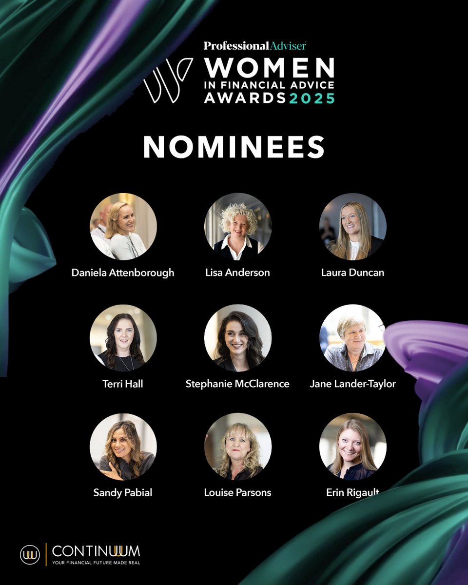 Wishing the best of luck to our outstanding female advisers nominated for the Women in Financial Advice Awards!

We’re proud to see your expertise recognised and have our fingers crossed for a finalist shortlisting.