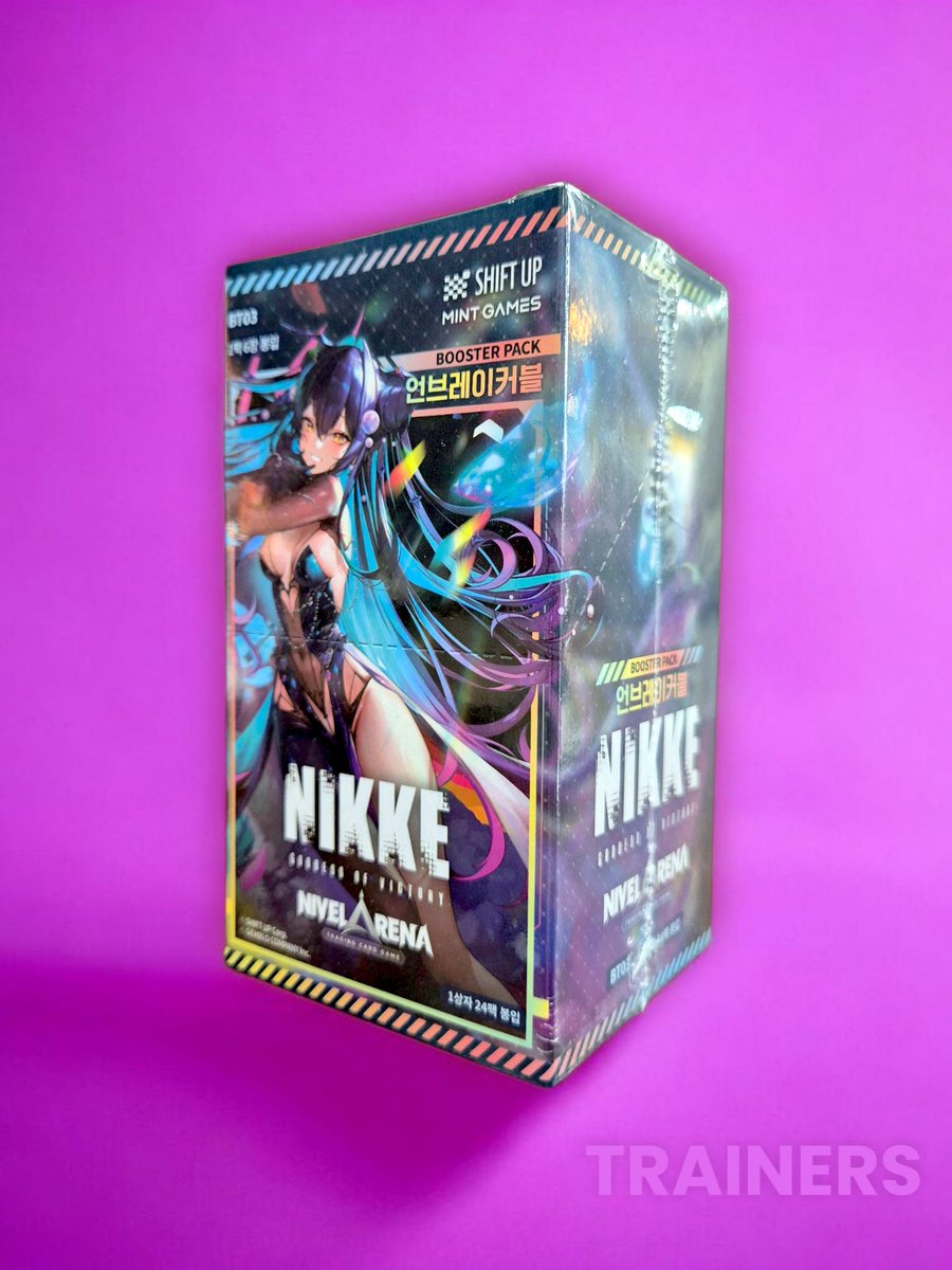 니벨아레나:니케 3탄 언브레이커블 판매 중!

[Now on Sale]
- NivelArena Goddess of Victory:NIKKE Vol.3 Unbreakable

#트레이너스
#니벨아레나 #니케
#오늘입고상품
