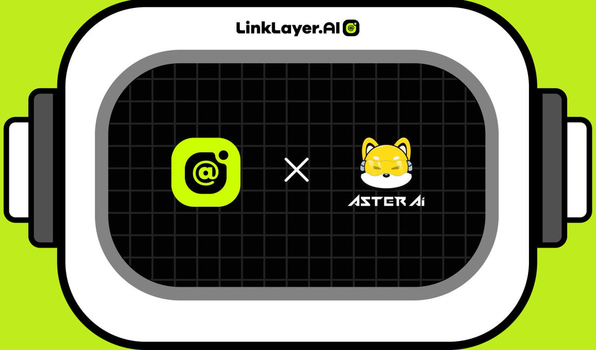 LinkLayerAI (@linklayerai) on Twitter photo 🎉 LinkLayerAI x Aster AI
👏We're teaming up with <a href="/asteraixyz/">Aster AI 🔶</a>, the premier DeFAI platform on BNB Chain!
🚀Together, we're bringing smarter, faster, AI-powered tools to DeFi traders.Stay tuned — the future of intelligent trading is here.
#LinkLayerAI #AsterAI #BNBChain 🎉 LinkLayerAI x Aster AI
👏We're teaming up with <a href="/asteraixyz/">Aster AI 🔶</a>, the premier DeFAI platform on BNB Chain!
🚀Together, we're bringing smarter, faster, AI-powered tools to DeFi traders.Stay tuned — the future of intelligent trading is here.
#LinkLayerAI #AsterAI #BNBChain