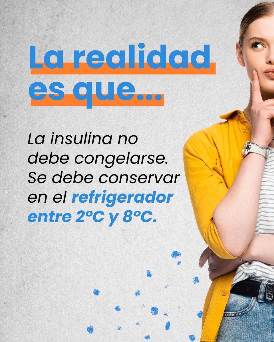Es importante revisar las indicaciones del fabricante
para cada tipo específico de insulina, ya que algunas insulinas pueden
tener condiciones de almacenamiento ligeramente diferentes.