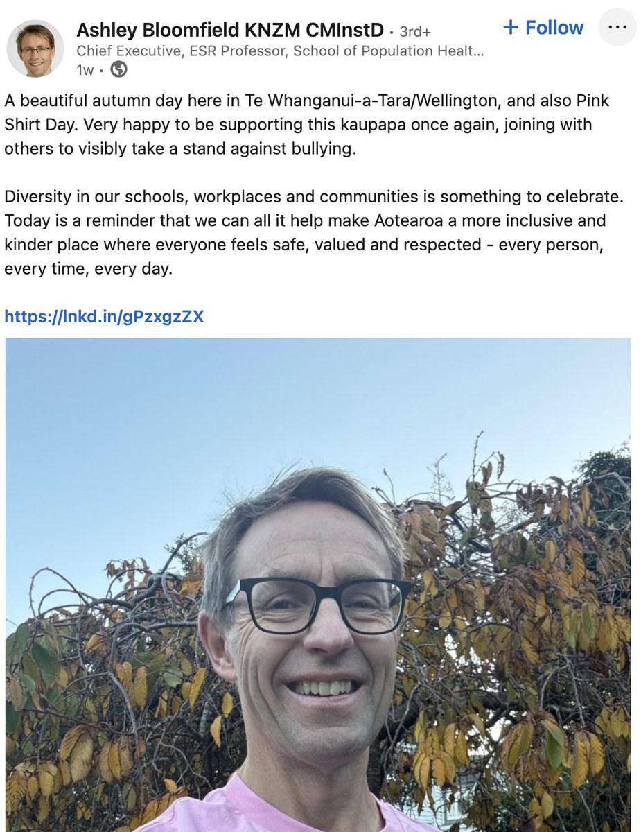 Not sure the 1000s of kiwis that were banished from their workplaces, favourites cafes, sports clubs and family events for being unvaccinated would agree this guy is serious about making Aotearoa a more inclusive place?