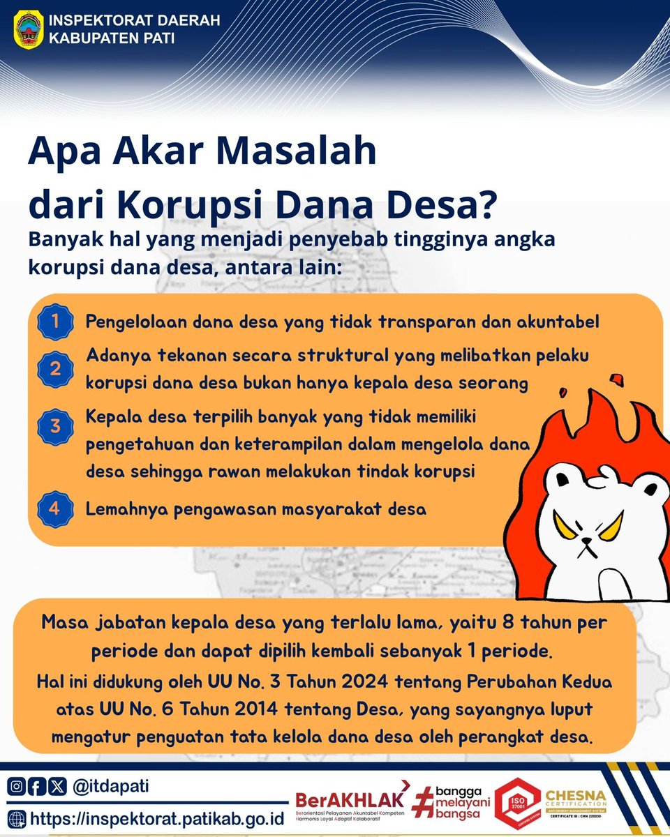 itdapati's tweet image. #aclckpk
#literasigratifikasi
#gratifikasiilegal
#saynotocorruption
#ASNBerAKHLAK
#BanggaMelayaniBangsa